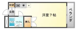 ユキ千里山西【2階】の間取り