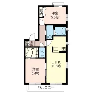 セントラル・ガーデンズII【2階】の間取り
