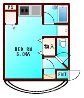 テラッセンハイツ【2階】の間取り