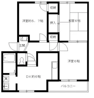 エクセル神戸【2階】の間取り