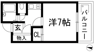 東邦ハイツ【1階】の間取り