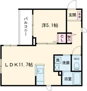 ロイヤルビラ【1階】の間取り