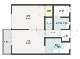 もがみ一番町【2階】の間取り