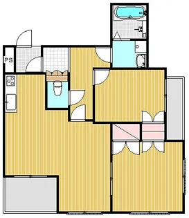 サンライズ山の手III【1階】の間取り