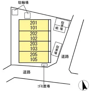 East Cote【1階】の外観