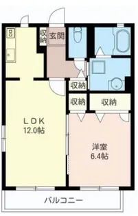 埼玉県川口市朝日6【アパート】の間取り