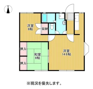 ユートスハイツ【2階】の間取り
