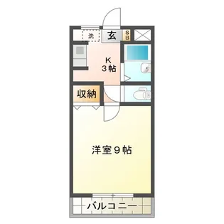 エスポワール【4階】の間取り