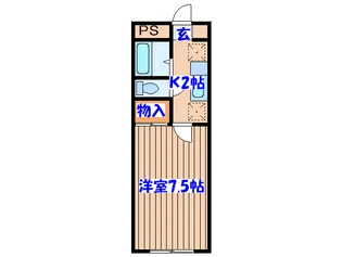 ウィンミルNo.6【1階】の間取り