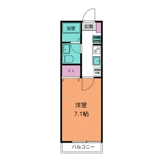 アノンテラス東三田III【3階】の間取り