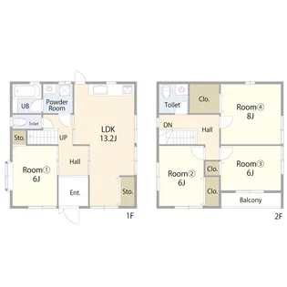 群馬県桐生市広沢町5【一戸建】の間取り