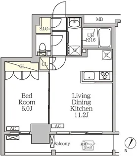東京都港区白金台3【マンション】の間取り