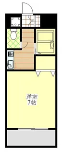 グランデージ今里【9階】の間取り