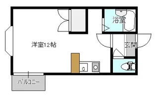 新潟県新潟市東区江南3【アパート】の間取り