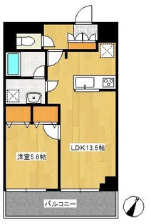 シェトワ佃【3階】の間取り