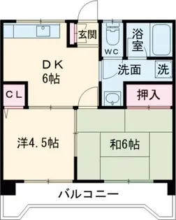 ルミエール本宿参番館【2階】の間取り