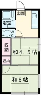 セキネハイツ【1階】の間取り