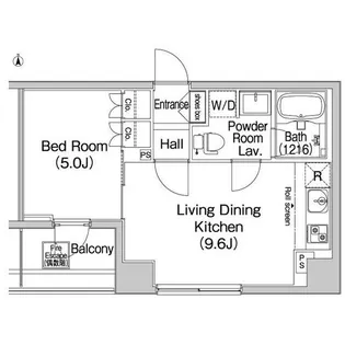 コンフォリア上野広小路【10階】の間取り