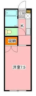 オートセゾン【1階】の間取り