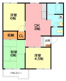 プランドール【1階】の間取り
