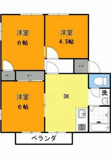 えふ・が でん【1階】の間取り