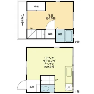 神奈川県川崎市川崎区小田3【一戸建】の間取り