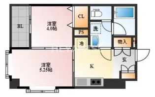 サムティ丸山公園【4階】の間取り