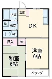 サンフラワーN【2階】の間取り