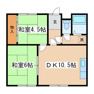 ハイツ弘貴【1階】の間取り