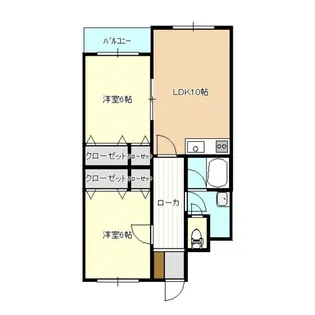 マンション ラ・プラタ【2階】の間取り