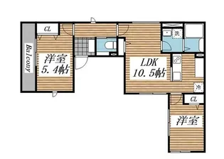 Heim Komorelia【2階】の間取り