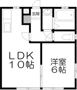 トーヨーハイツ【1階】の間取り