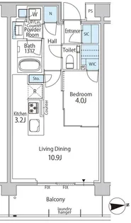 東京都港区赤坂7【マンション】の間取り