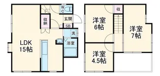 東京都八王子市長房町【一戸建】の間取り