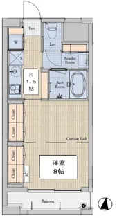 1Kの間取り画像