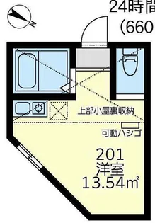 1Rの間取り画像