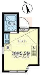 1Rの間取り画像