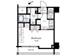 東京都江東区平野2【マンション】の間取り
