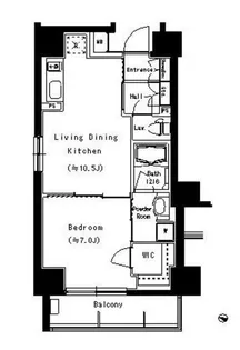 パークアクシス板橋本町【9階】の間取り