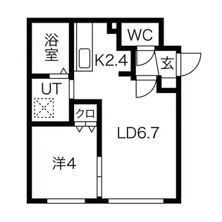 北海道札幌市中央区南四条西12【マンション】の間取り