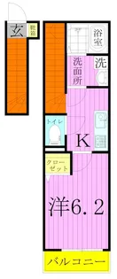 リブリ・竹ノ塚II【2階】の間取り