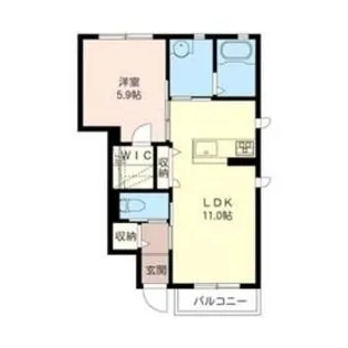 Casa Regio A【1階】の間取り