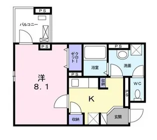 セレノカーサ・MK【2階】の間取り