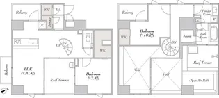 東京都世田谷区上馬1【マンション】の間取り