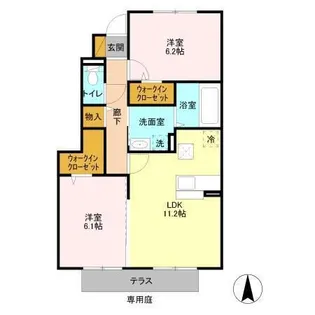 山王NTステージ B【1階】の間取り