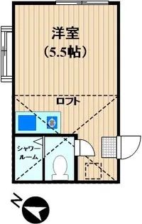 小田ウィリアンの瞳【1階】の間取り