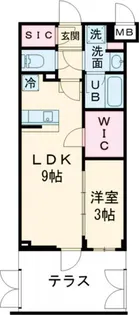 アジールコート都立大学の間取り