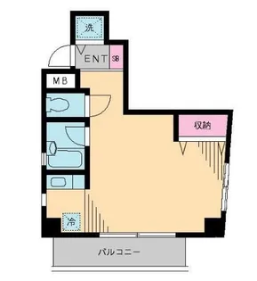 クレッシェント西早稲田【2階】の間取り
