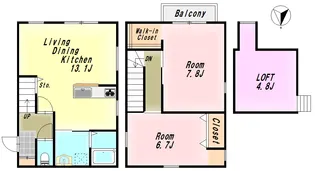 ハミングバード【2階】の間取り