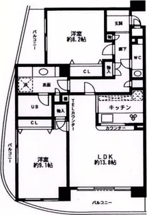 シルフィード南平台C【4階】の間取り
